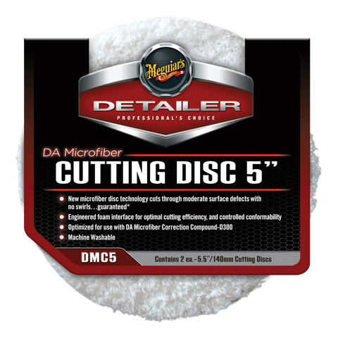 Meguiar's DMC5 DA Microfiber Cutting Pad 5 padas 2vnt.