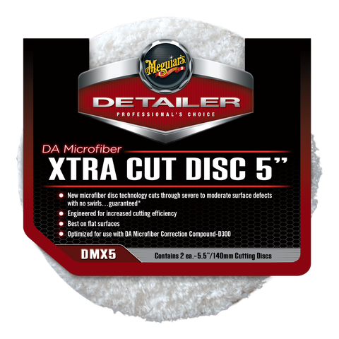 Meguiar's DMX5 DA Microfibre Extra Cutting Pad 5" padas 2vnt.